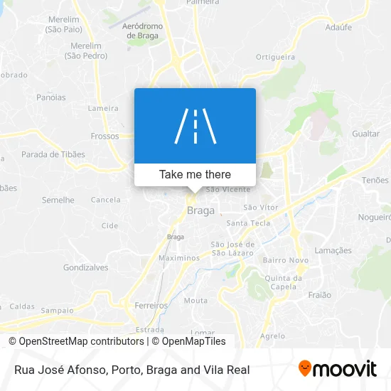 Rua José Afonso map