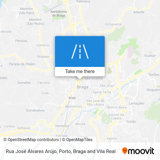 Rua José Álvares Arújo map
