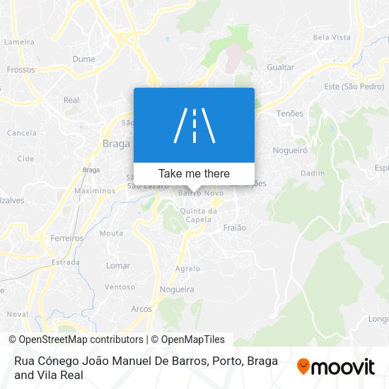 Rua Cónego João Manuel De Barros map
