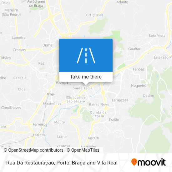 Rua Da Restauração map