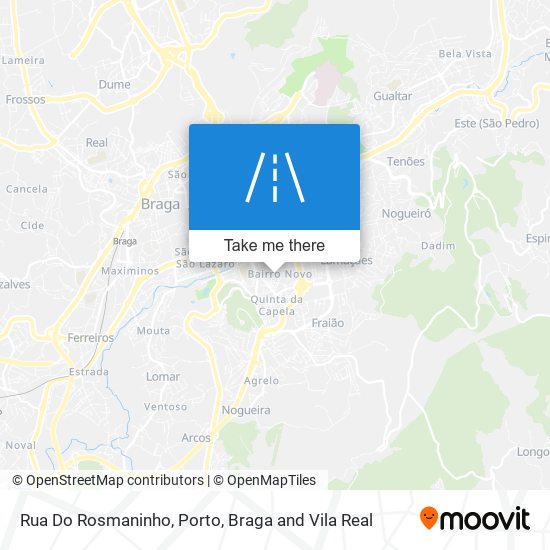 Rua Do Rosmaninho map