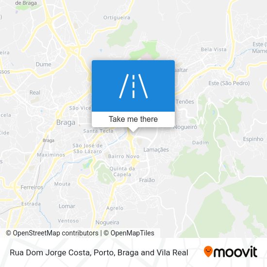 Rua Dom Jorge Costa map