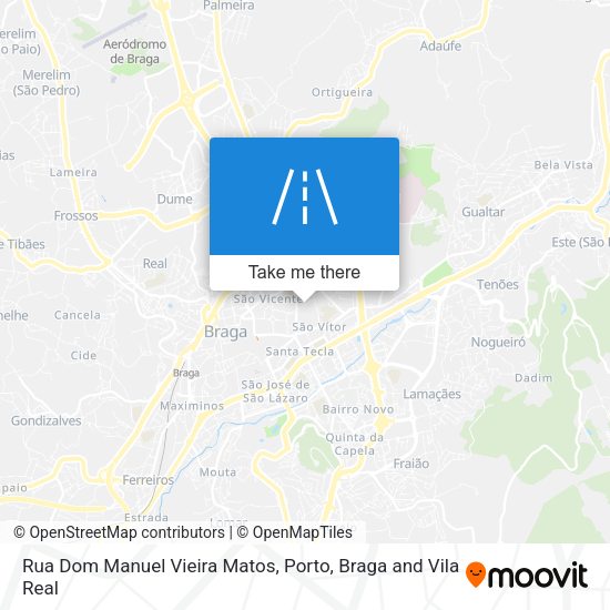 Rua Dom Manuel Vieira Matos map