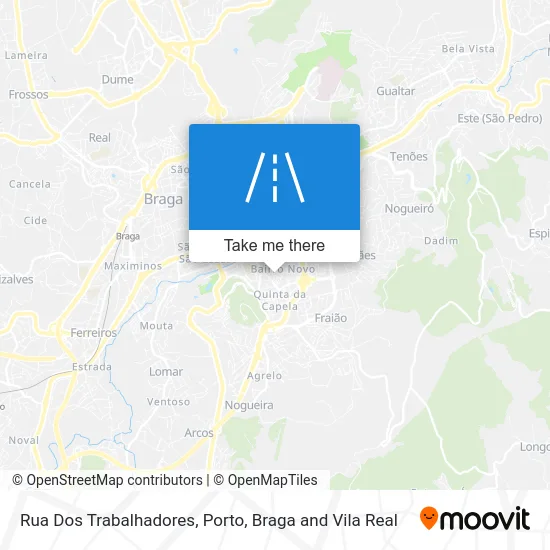 Rua Dos Trabalhadores map