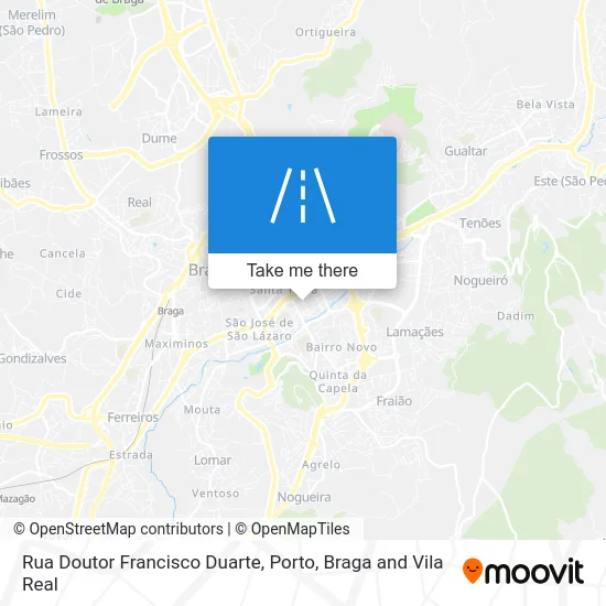 Rua Doutor Francisco Duarte map