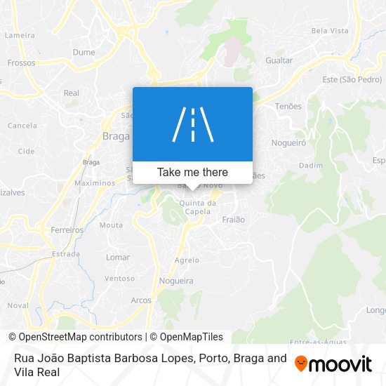 Rua João Baptista Barbosa Lopes map