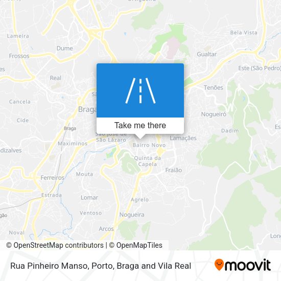Rua Pinheiro Manso mapa