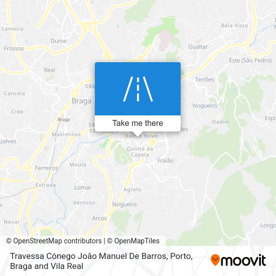 Travessa Cónego João Manuel De Barros map
