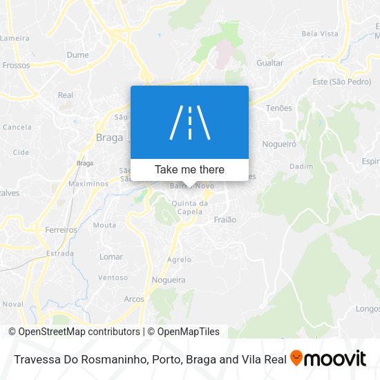 Travessa Do Rosmaninho mapa