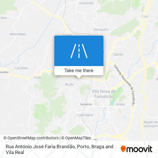Rua António José Faria Brandão map