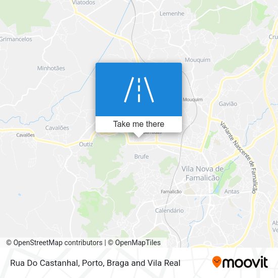 Rua Do Castanhal map