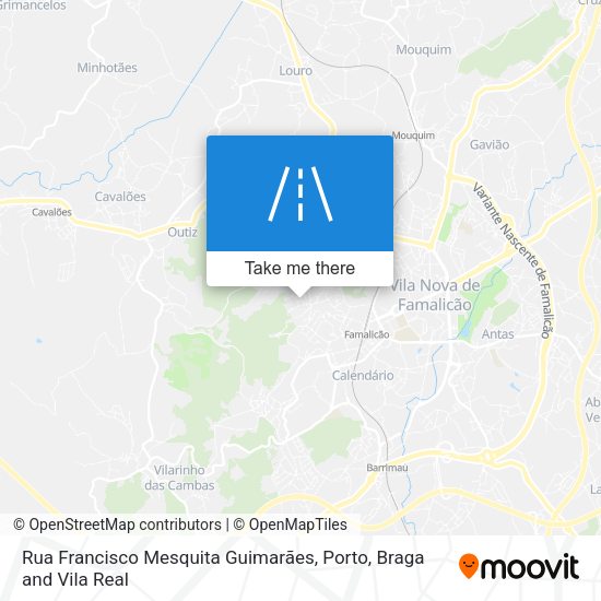 Rua Francisco Mesquita Guimarães mapa