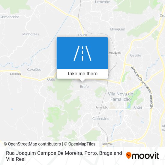Rua Joaquim Campos De Moreira map