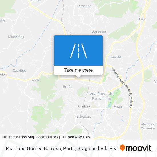 Rua João Gomes Barroso map
