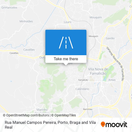 Rua Manuel Campos Pereira map