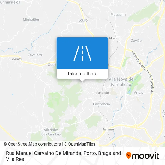 Rua Manuel Carvalho De Miranda map