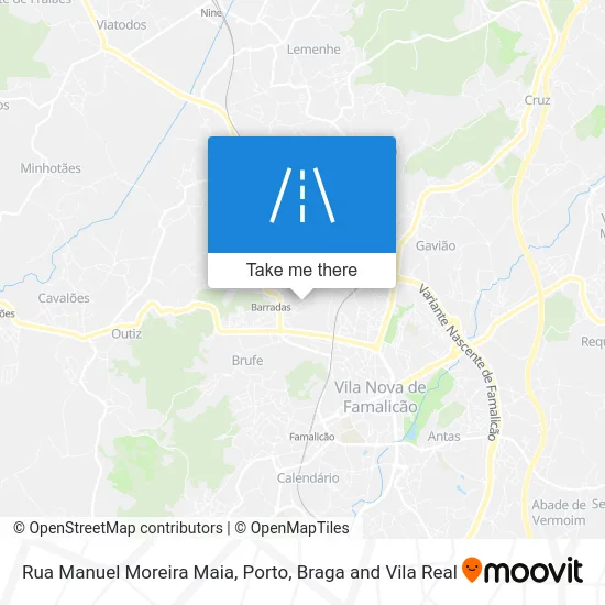 Rua Manuel Moreira Maia map