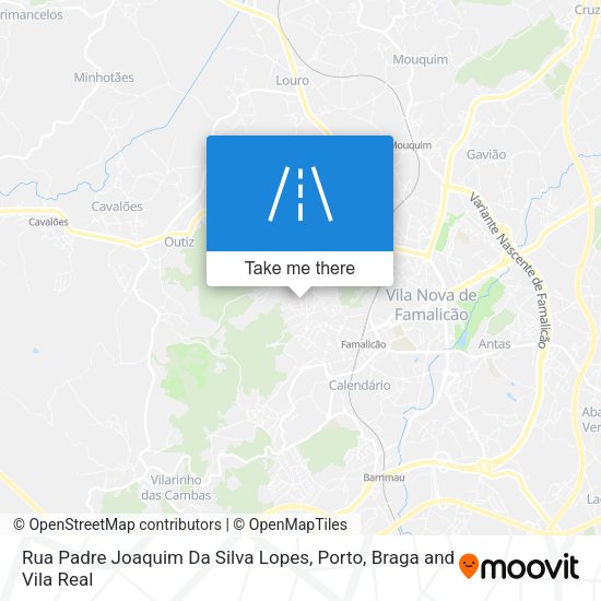 Rua Padre Joaquim Da Silva Lopes mapa