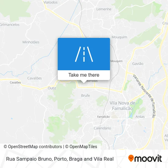Rua Sampaio Bruno map