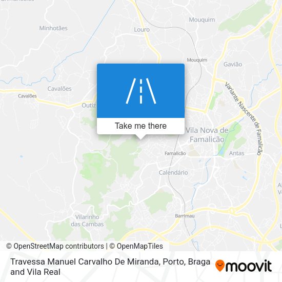Travessa Manuel Carvalho De Miranda mapa