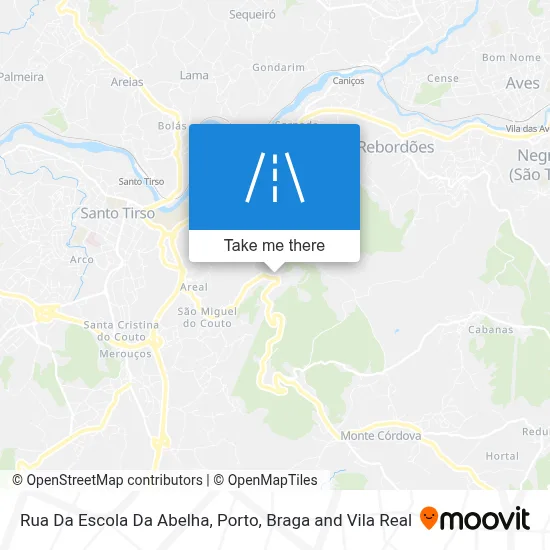 Rua Da Escola Da Abelha map