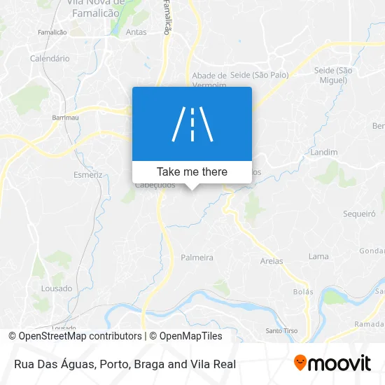 Rua Das Águas map
