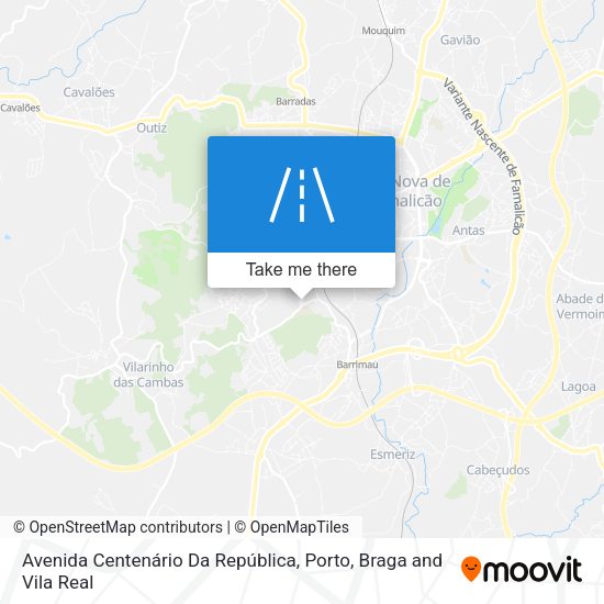 Avenida Centenário Da República map