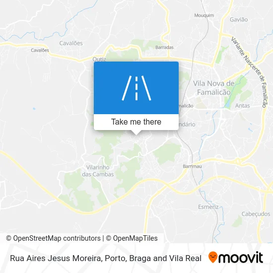 Rua Aires Jesus Moreira map