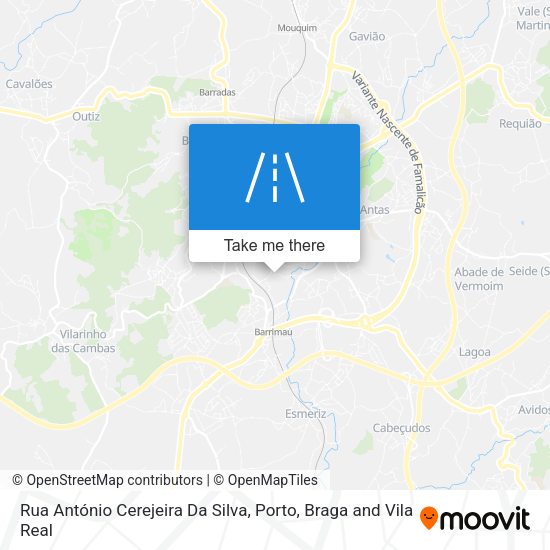 Rua António Cerejeira Da Silva map