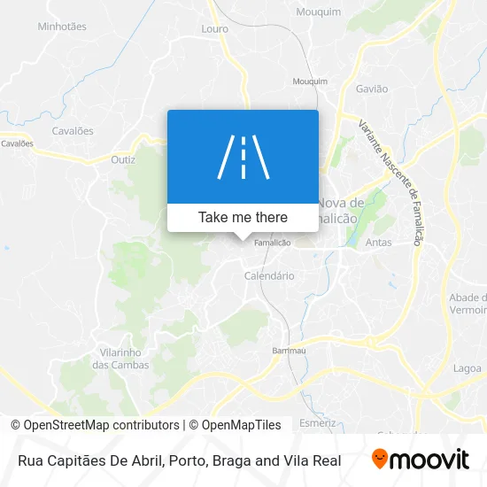 Rua Capitães De Abril map