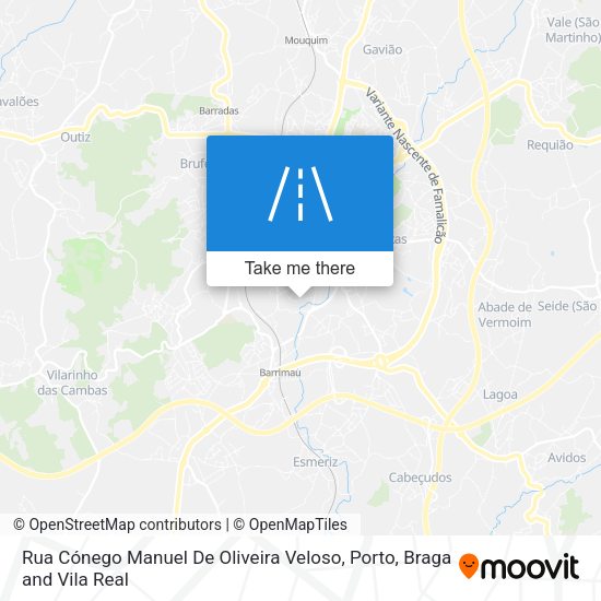 Rua Cónego Manuel De Oliveira Veloso mapa