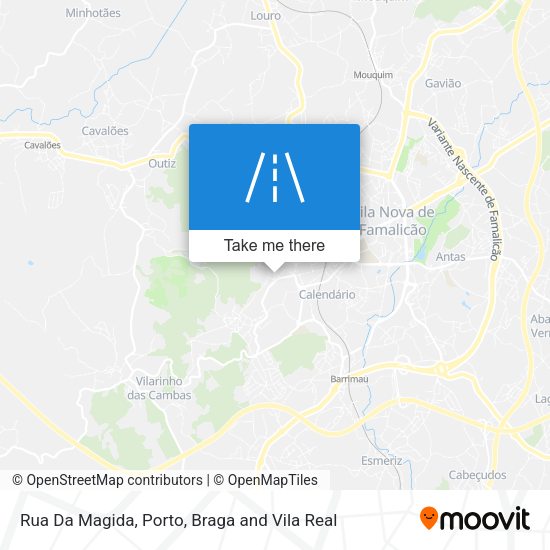 Rua Da Magida map