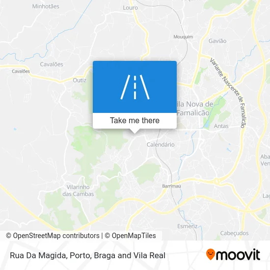 Rua Da Magida map