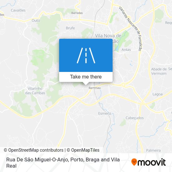 Rua De São Miguel-O-Anjo map