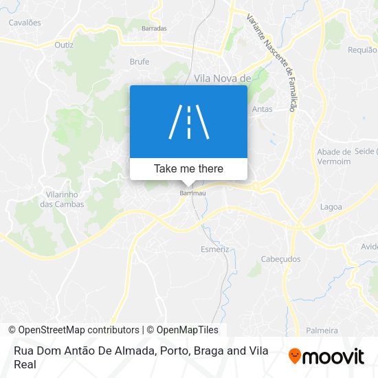 Rua Dom Antão De Almada map