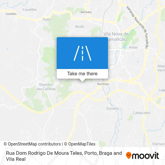 Rua Dom Rodrigo De Moura Teles map
