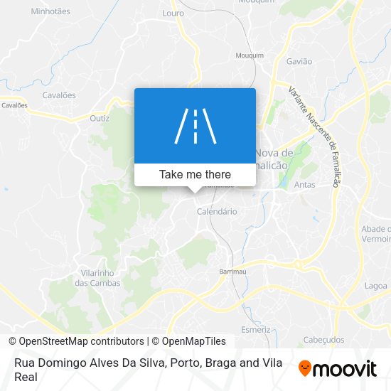 Rua Domingo Alves Da Silva map