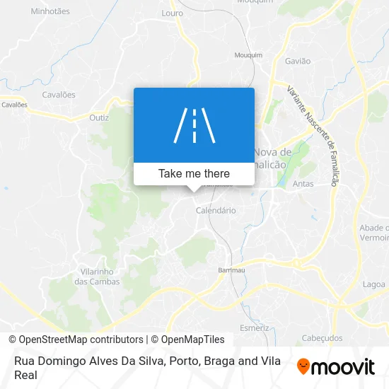 Rua Domingo Alves Da Silva map