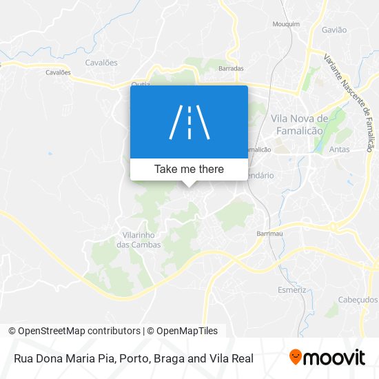 Rua Dona Maria Pia map