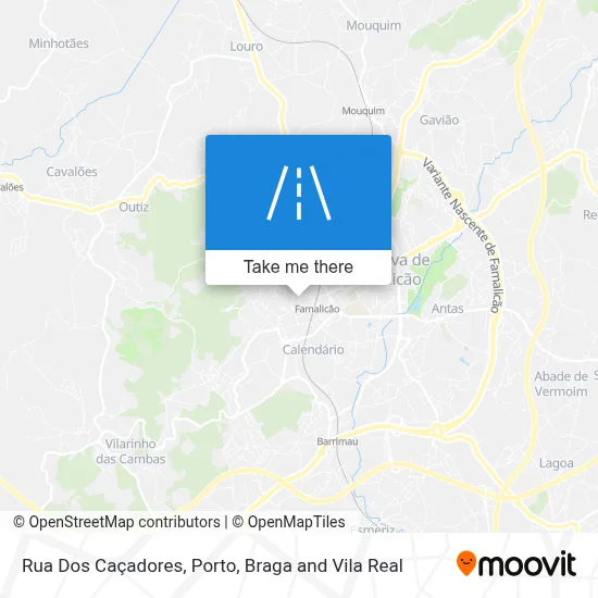 Rua Dos Caçadores map