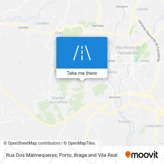 Rua Dos Malmequeres mapa