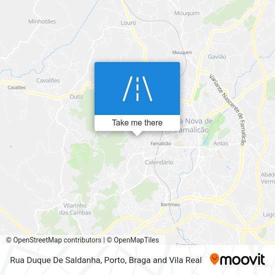 Rua Duque De Saldanha mapa