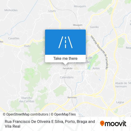Rua Francisco De Oliveira E Silva mapa