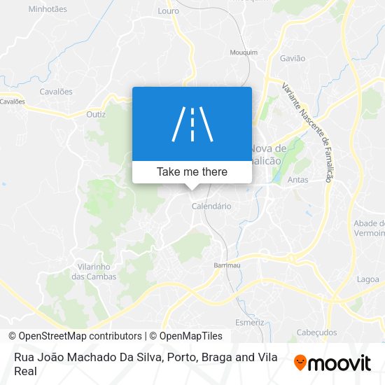 Rua João Machado Da Silva mapa