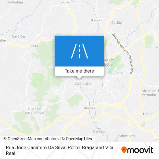 Rua José Casimiro Da Silva map