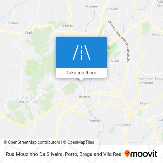 Rua Mouzinho Da Silveira mapa