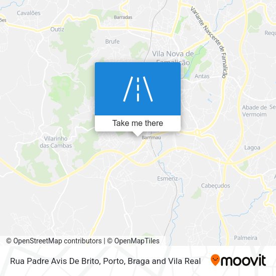 Rua Padre Avis De Brito map