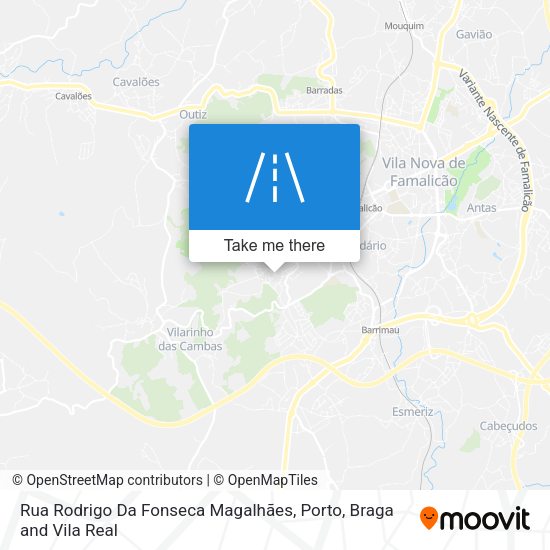 Rua Rodrigo Da Fonseca Magalhães map