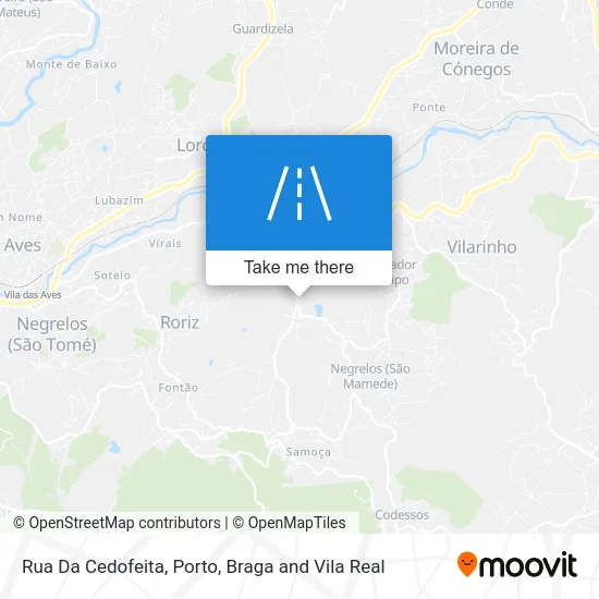 Rua Da Cedofeita map