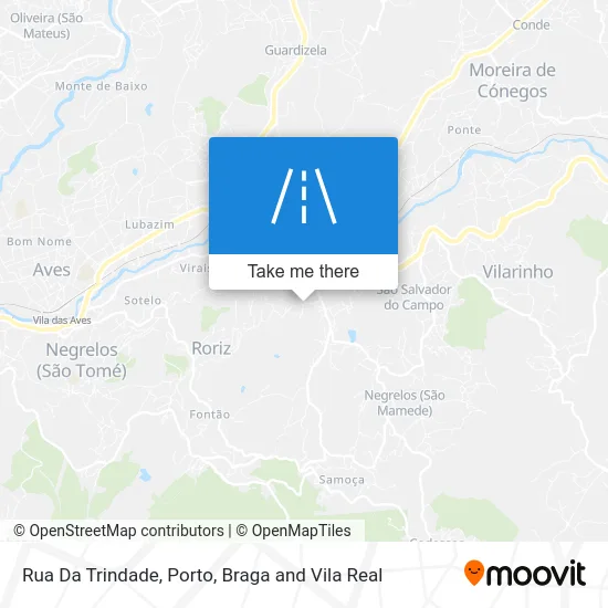 Rua Da Trindade map